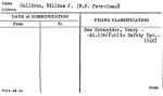 Sullivan, William J. (W.F. Patrolman)