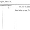 Sulzberger, Frank L.