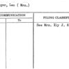 Sulzberger, Leo (Mrs.)