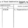 Summary of Direct Construction Forecast as of August 3, 1938