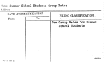 Summer School Students-Group Rates