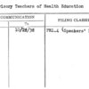 Supervisory Teachers of Health Education