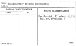 Supplementary Program Information