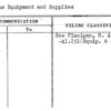 Surplus Equipment and Supplies