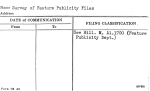 Survey of Feature Publicity Files