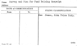 Survey and Plan for Fund Raising Campaign