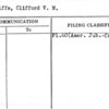 Sutcliffe, Clifford V.M.