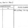 Swansen, Charles (Mrs.)