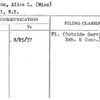 Swanson, Alice L. (Miss)