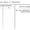 Swarbrick, Thomas J. (Reverend)