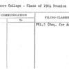 Swathmore College - Class of 1924 Reunion