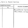 Swayze, Byron A. Travel Service
