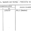Sweden, Denmark and Norway - Publicity in