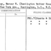 Sweeney, Mercer W. (Huntington Better Housing Comm.)