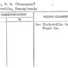Sweet, W.H. (Treasurer)