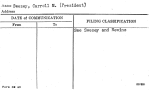 Swezey, Carroll M. (President)