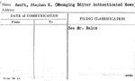 Swift, Stephen K. (Managing Editor Authenticated News)