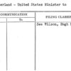 Switzerland - United States Minister to
