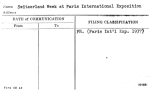 Switzerland Week at Paris International Exposition