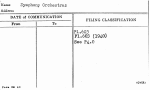 Symphony Orchestras