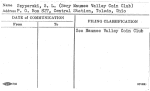 Szyperski, S.L. (Secy Maumee Valley Coin Club)