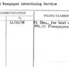 Tabloid Newspaper Advertising Service