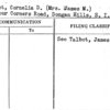 Talbot, Cornelia D. (Mrs. James M.)