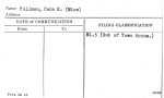 Tallman, Cora E. (Miss)