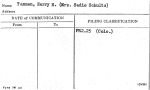 Tammen, Harry H. (Mrs. Sadie Schultz)