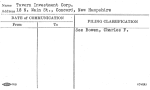 Tavern Investment Corp.