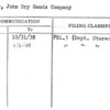 Taylor, John Dry Goods Company