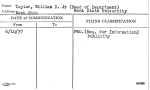 Taylor, William D. Jr (Head of Department)