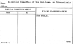 Technical Committee of the Sub-Comm. on Tuberculosis