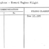 Telephone - Howard Hughes Flight