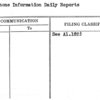 Telephone Information Daily Reports