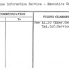 Telephone Information Service - Executive Order Drafts