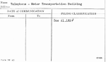 Telephone - Motor Transportation Building