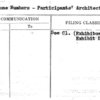 Telephone Numbers - Participants' Architects
