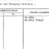 Telephone and Telegraph Division -