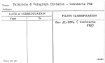 Telephone & Telegraph Division - Contracts PBX