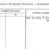 Telephone & Telegraph Division - Disinfecting Service