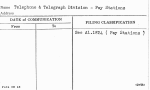 Telephone & Telegraph Division - Pay Stations