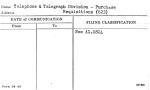 Telephone & Telegraph Division - Purchase Requisitions (623)