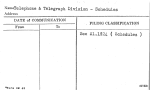 Telephone & Telegraph Division - Schedules