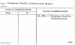 Telephone Traffic Distribution Report