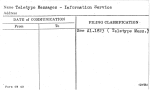 Teletype Messages - Information Service