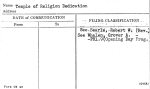 Temple of Religion Dedication