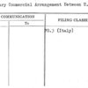 Temporary Commercial Arrangement Between U.S. & Italy