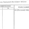 Temporary Employment-Enrollment Notices