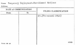 Temporary Employment-Enrollment Notices